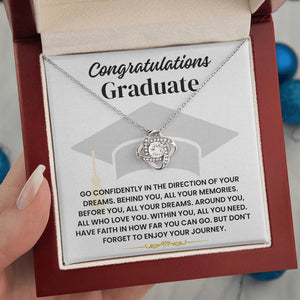 Congratulations - Graduate Necklace - All You Need - luxoz