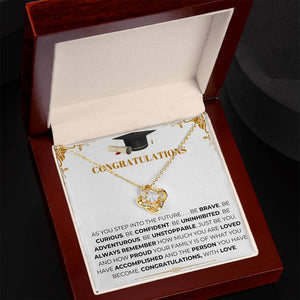 Congratulations- Graduation Necklace For Her-Meaningful Gift - luxoz