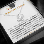 Congratulations- Graduation Necklace For Her - Meaningful Gift - luxoz