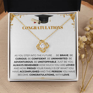 Congratulations- Graduation Necklace For Her-Meaningful Gift - luxoz