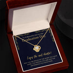 Graduation Day Necklace For Her- Loveknot Necklace - luxoz