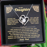 Daughter- S925 Sterling Silver Necklace- Love You Forever And Always Engraved