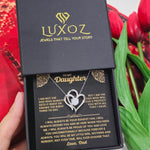 Daughter- S925 Sterling Silver Necklace- Love You Forever And Always Engraved