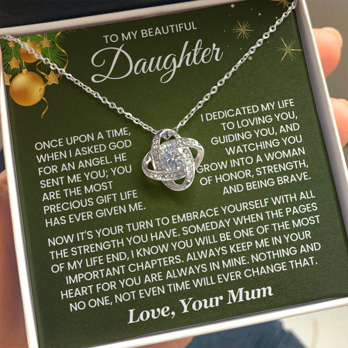 To My Beautiful Daughter - You Are The Most Precious Gift - Necklace