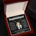 To My Beautiful Granddaughter - Loveknot Necklace - I Want You To Know That - luxoz