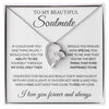 To My Beautiful Soulmate - Forever Love Necklace - I Love You Forever - luxoz