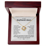 To My Boyfriend's Mum-Loveknot Necklace- I Can't Promise To Be Here - luxoz