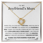 To My Boyfriend's Mum-Loveknot Necklace-The Day I Met Your Son - luxoz