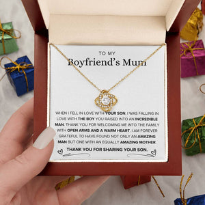 To My Boyfriend's Mum-Loveknot Necklace-The Day I Met Your Son - luxoz