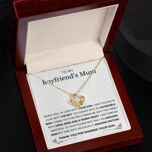 To My Boyfriend's Mum-Loveknot Necklace-The Day I Met Your Son - luxoz