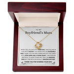 To My Boyfriend's Mum-Loveknot Necklace-The Day I Met Your Son - luxoz