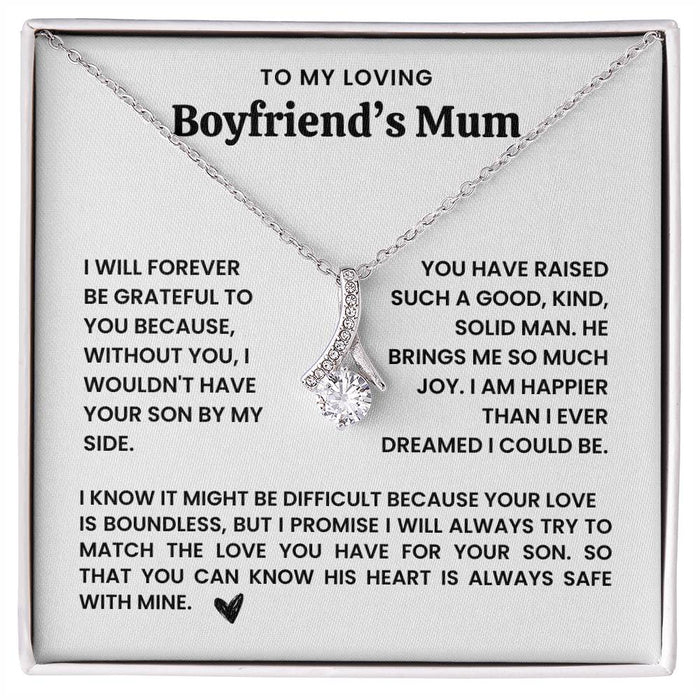 To My Boyfriend's Mum Necklace- Alluring Beauty Necklace