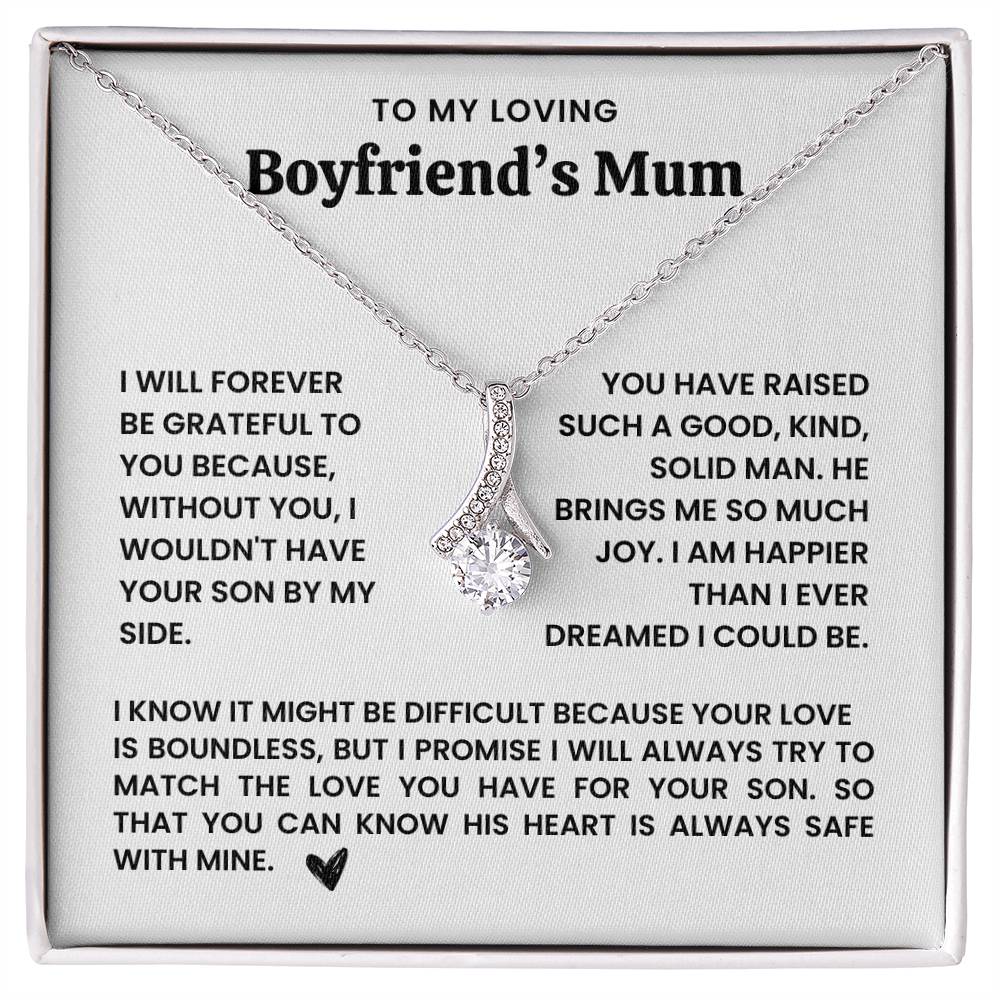 To My Boyfriend's Mum Necklace - Alluring Beauty Necklace - luxoz