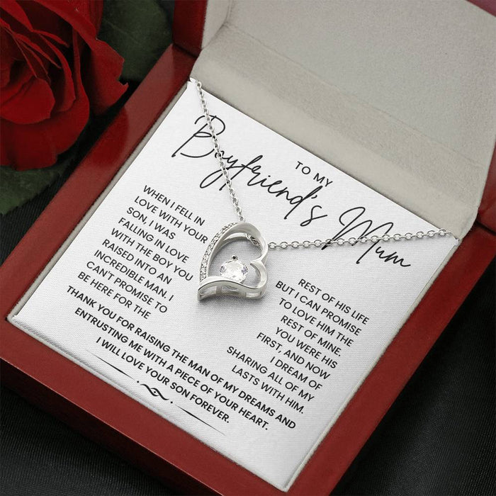 To My Boyfriend's Mum - Thank You For Raising The Man of My Dreams - Necklace