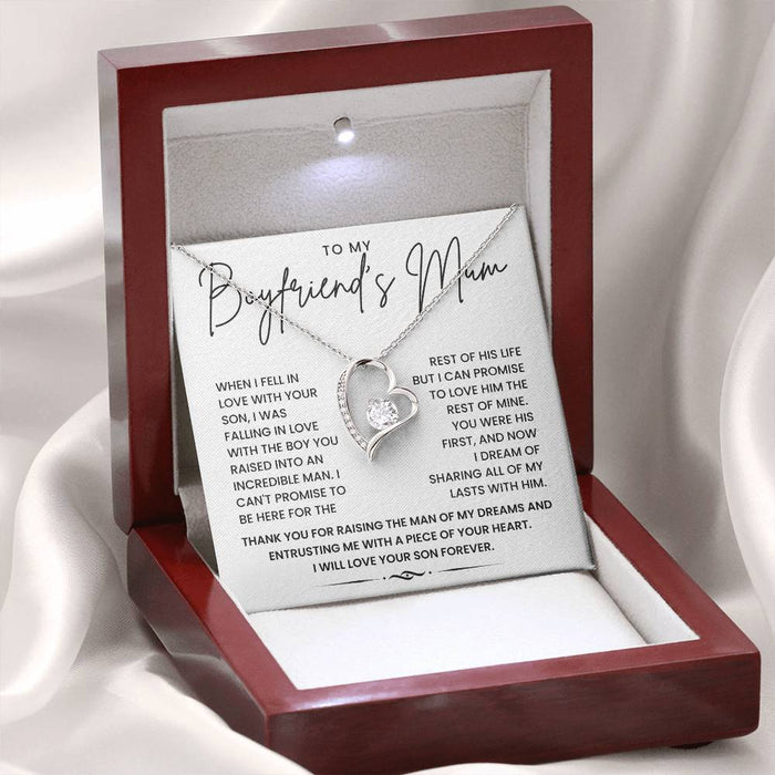 To My Boyfriend's Mum - Thank You For Raising The Man of My Dreams - Necklace