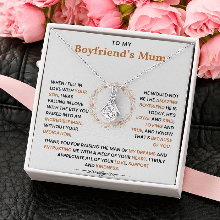To My Boyfriend's Mum - Thank You For Raising The Man of My Dreams - Necklace