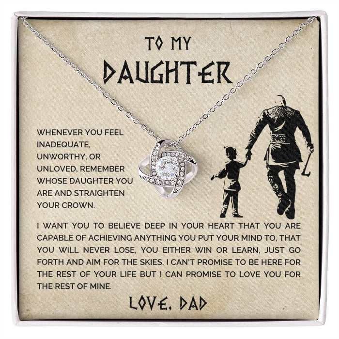 To My Daughter - You Are Capable of Achieving Anything - Necklace