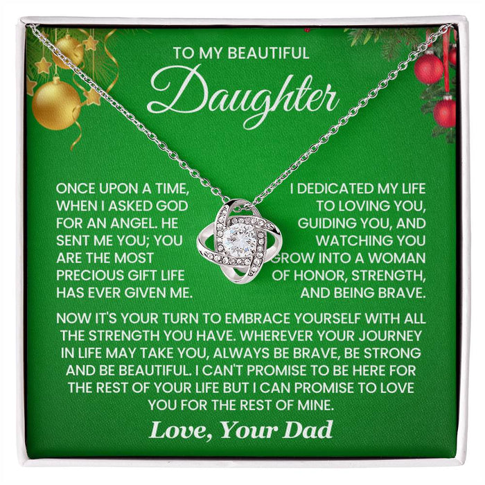 To My Daughter - You're The Most Precious Gift - Necklace