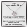 To My Husband's Mum- Loveknot Necklace-I Found My Missing Piece - luxoz