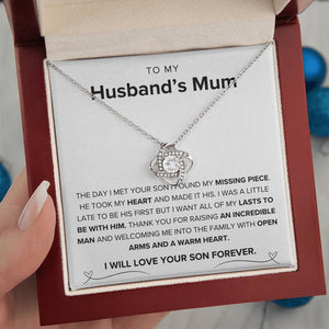 To My Husband's Mum- Loveknot Necklace-I Found My Missing Piece - luxoz