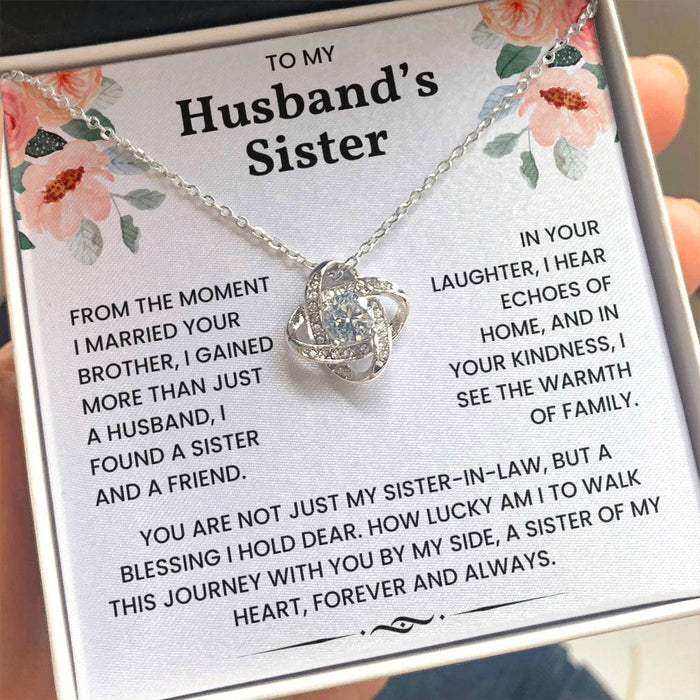 To My Husband's Sister - You Are A Sister of My Heart - Necklace