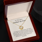 To My Mother-In-Law-Loveknot Necklace-Thank You For Everything - luxoz