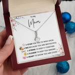 To My Mum- Alluring Necklace- A Heart To Show You Are Loved - luxoz