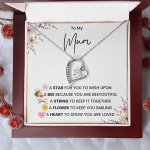 To My Mum-Forever Love Necklace-A Star For You To Wish Upon - luxoz