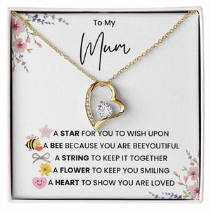 To My Mum-Forever Love Necklace-A Star For You To Wish Upon - luxoz