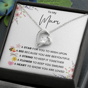 To My Mum-Forever Love Necklace-A Star For You To Wish Upon - luxoz