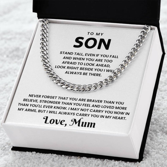 To My Son-Cuban Chain-I May Not Carry You In My Arms