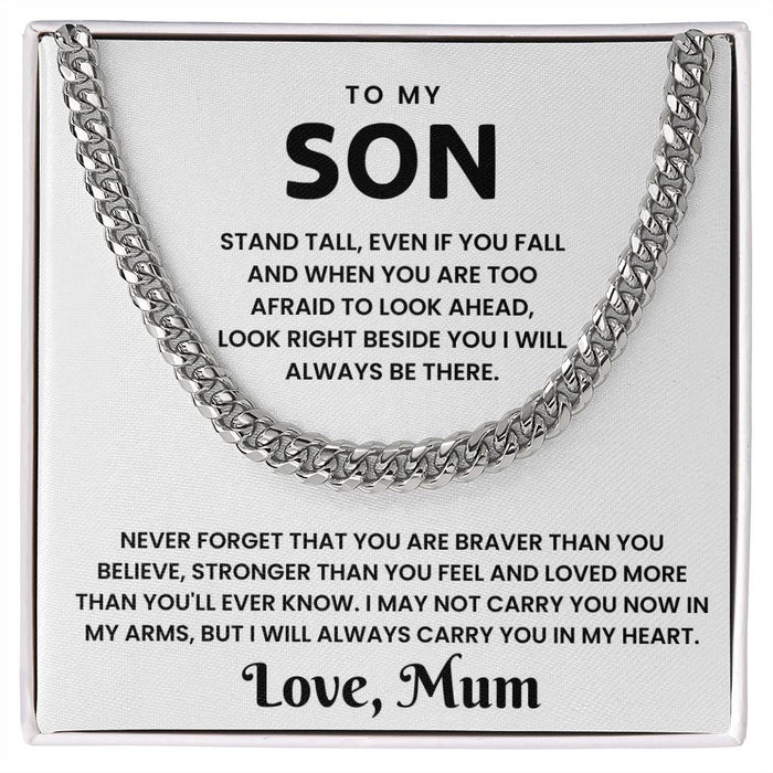 To My Son-Cuban Chain-I May Not Carry You In My Arms