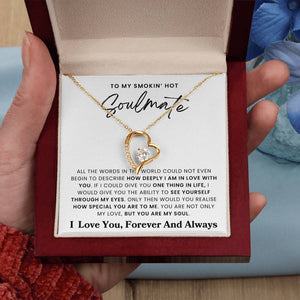 To My Soulmate - I Love You Forever and Always - Necklace - luxoz