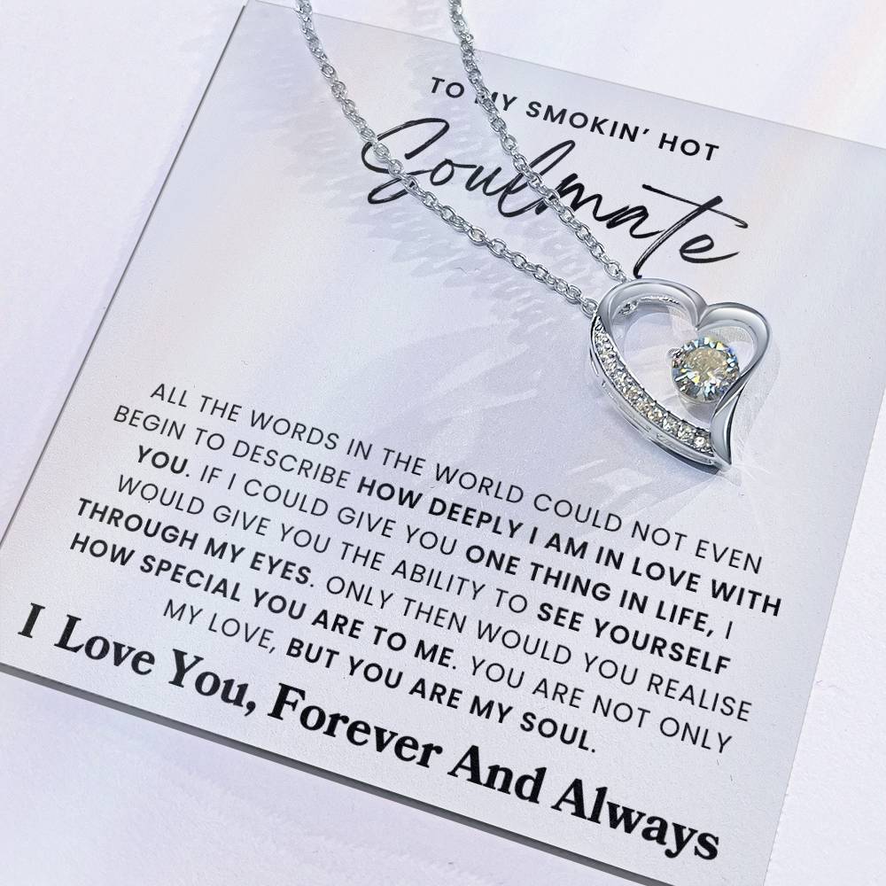 To My Soulmate - I Love You Forever and Always - Necklace - luxoz