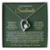 To My Soulmate - I Want to Be Your Last Everything - Forever Love Necklace - luxoz