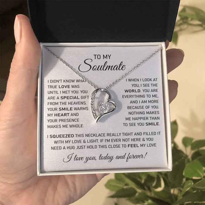 To My Soulmate-IForever Love Necklace-I Love You