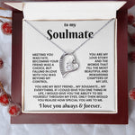 To My Soulmate - The Day I Met You, My Life Changed - Forever Love Necklace - luxoz