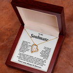 To My Soulmate - The Day I Met You, My Life Changed - Forever Love Necklace - luxoz