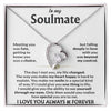 To My Soulmate - The Day I Met You, My Life Changed - Forever Love Necklace - luxoz