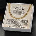 To My Viking - Cuban Link Chain - Love Your Shieldmaiden - luxoz