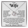 To My Wife - Forever Necklace - I Love You - luxoz