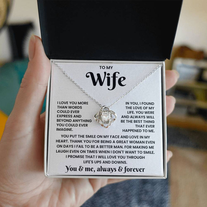 To My Wife-Forever Necklace- I Love You