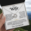 To My Wife - Loveknot Necklace - Meeting You Was Fate - luxoz