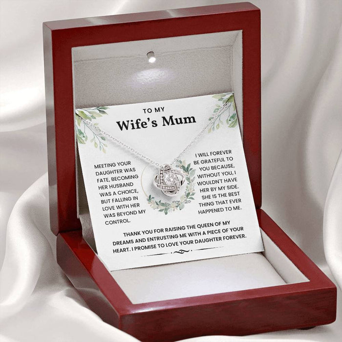 To My Wife's Mum - Thank You For Raising The Queen of My Dreams - Necklace