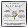 To The Best Mother-In-Law-Loveknot Necklace-You Have Given Me A Gracious Man - luxoz