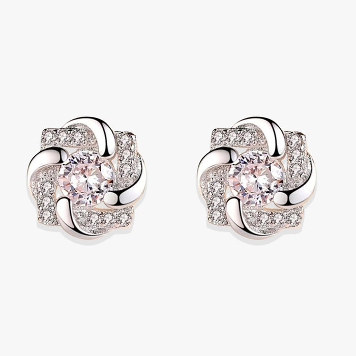 14K Gold Plated Loveknot Earrings