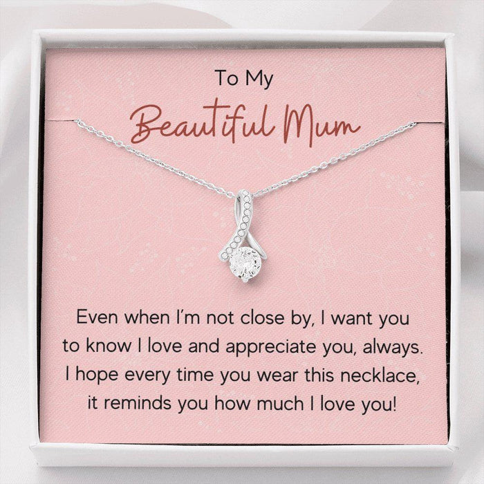 To My Mum Necklace-Alluring Necklace For Mother