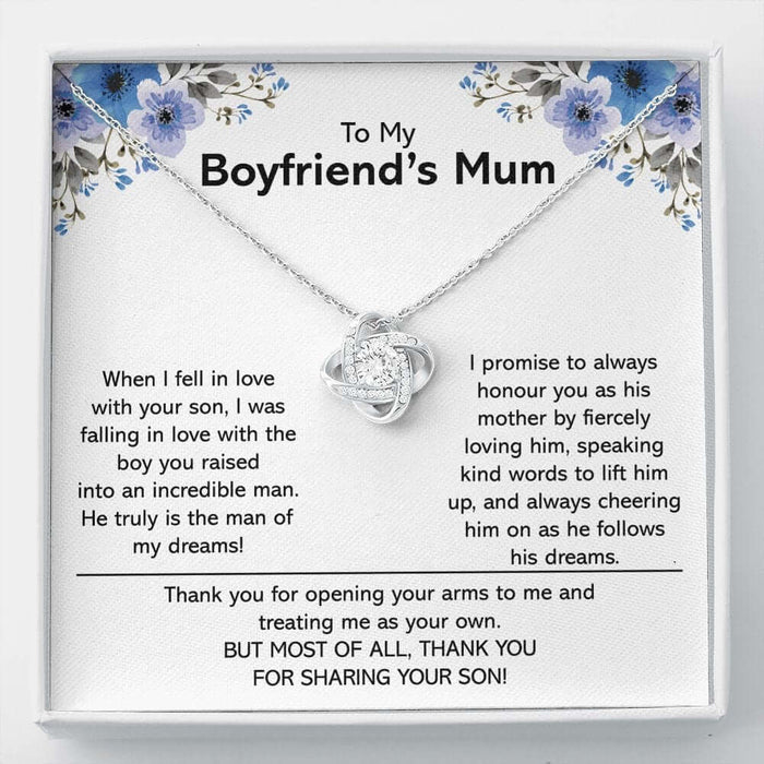 To My Boyfreind's Mum- Lovenkot Necklace For Boyfrined's Mother