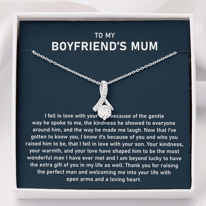 Necklace For Boyfriend's Mum-Silver Alluring Necklace