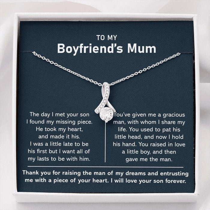 Necklace For Boyfriend's Mum-Alluring Necklace-Silver Plated